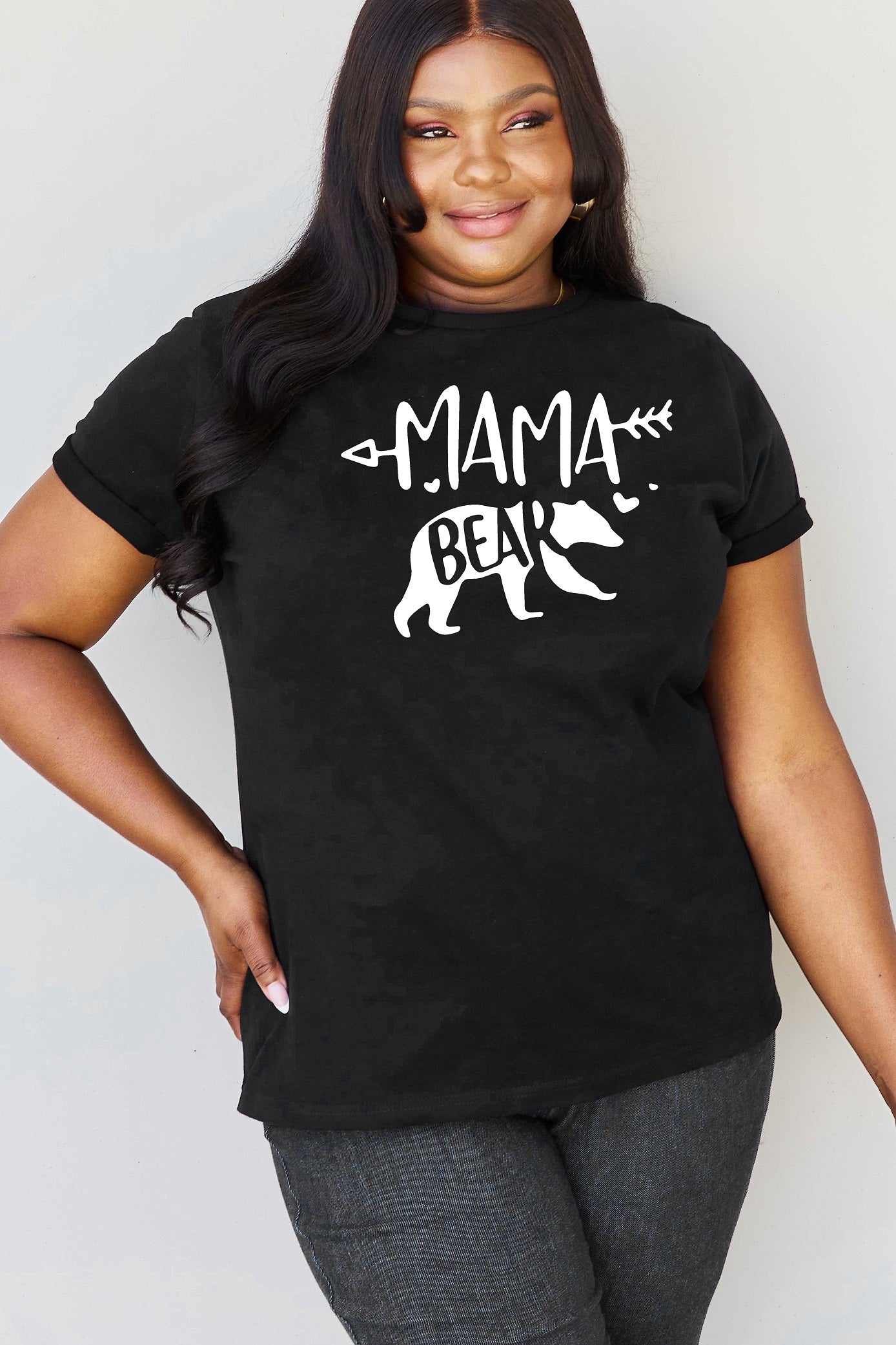 Simply Love Full Size MAMA BEAR Graphic Cotton T-Shirt