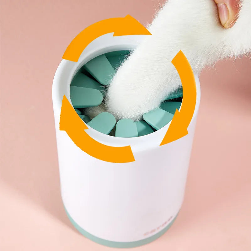 HOOPET Pet Cats Cleaner Dogs Foot Clean Cup For Dogs Cats Cleaning Tool Plastic Washing Brush Paw Washer Pet Accessories for Dog