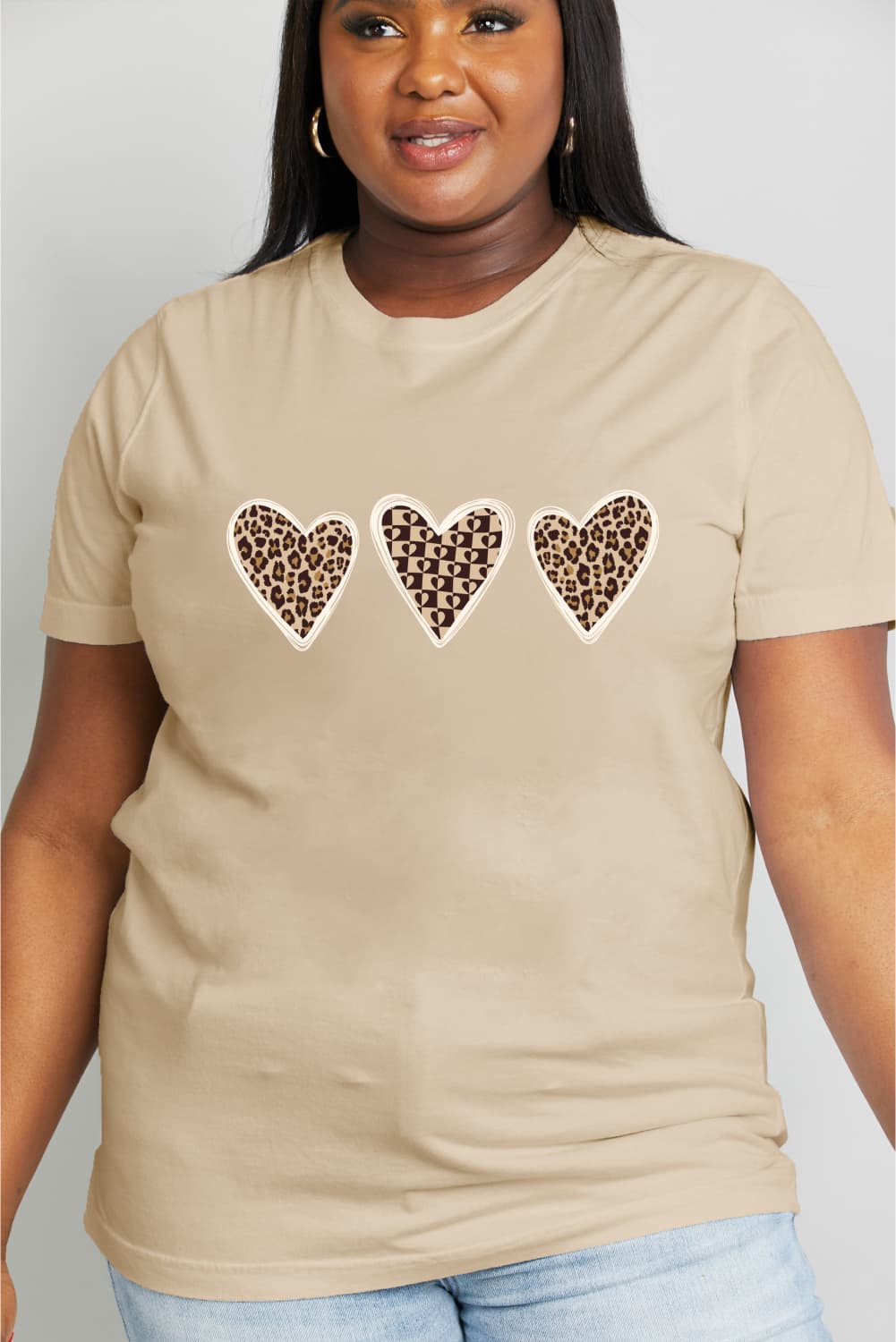 Simply Love Full Size Heart Graphic Cotton Tee